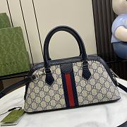 Gucci Ophidia Small Top Handle Bag Blue 31.5x16.5x8cm - 3