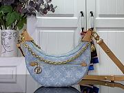 Louis Vuitton LV Loop Sky Blue Denim 23 x 13 x 6 cm - 1