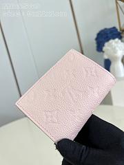 Louis Vuitton LV Lisa Wallet Pink 9 x 11.5 x 1.5 cm - 2