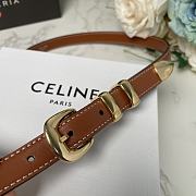 Celine Brown Belt 1.8cm - 2