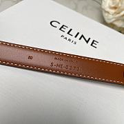 Celine Brown Belt 1.8cm - 4