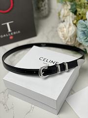 Celine Black Belt 1.8cm - 1