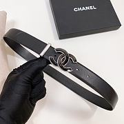 Chanel Black Belt 3cm 02 - 1