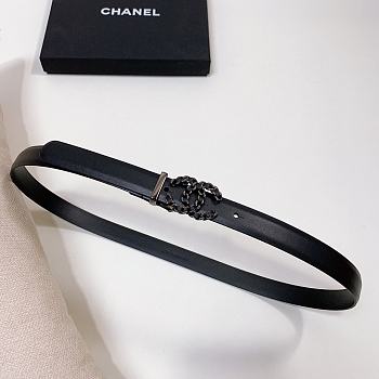 Chanel Black Belt 2cm 03