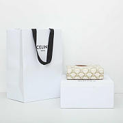 Celine Mini Vertical Cabas Triomphe Canvas 21x17x4cm - 6