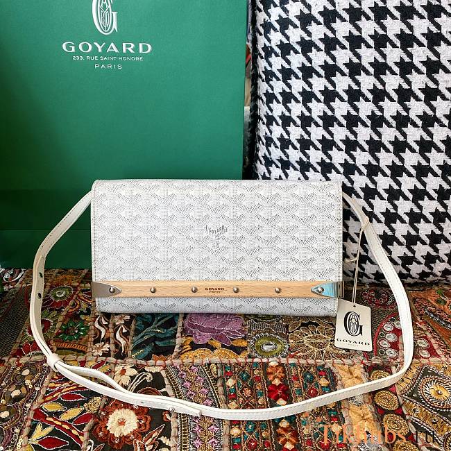 Goyard Goyardine Monte Carlo Bois White 30x16.5cm - 1