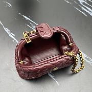 Bottega Veneta Red Lauren 1980 Clutch Black 31cm - 5