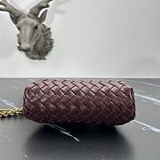 Bottega Veneta Red Lauren 1980 Clutch Black 31cm - 3