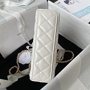 Chanel Kelly Mini Bag White 13x19x7cm - 6