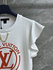 Louis Vuitton LV Flounce Sleeve T-Shirt  - 4