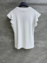 Louis Vuitton LV Flounce Sleeve T-Shirt  - 3