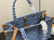 Louis Vuitton LV Let Go PM Sky Blue Denim 28 x 23 x 10.5 cm - 6