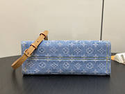 Louis Vuitton LV Let Go PM Sky Blue Denim 28 x 23 x 10.5 cm - 5