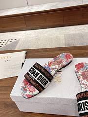 Dior Dway Slide White Multicolor - 3