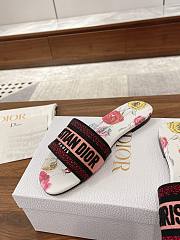 Dior Dway Slide White Multicolor Florilegio - 4