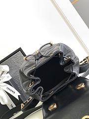 Chanel Backpack Black Lambskin Gold 26cm - 5