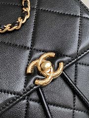 Chanel Backpack Black Lambskin Gold 26cm - 2