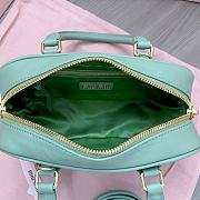 Miu Miu Arcadie Leather Bag Green 23x10x8cm - 5