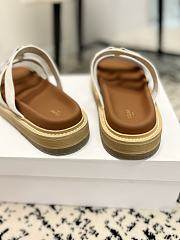 Celine Brown White Sandal - 5