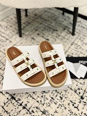 Celine Brown White Sandal - 4