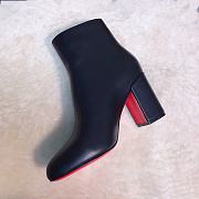 Christian Louboutin Ziptotal 85 Leather Black Boot - 4