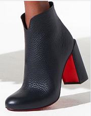 Christian Louboutin Castarika 85 Black Leather Ankle Boots - 5