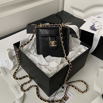 Chanel Vanity Case Black 9.5x10.5x7cm