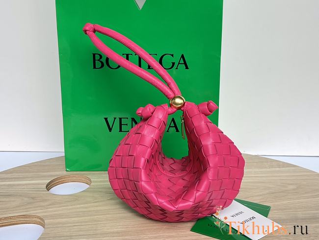 Bottega Veneta Small Turn Pouch Pink 29x3x19cm - 1