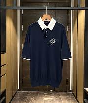 Louis Vuitton LV Polo Shirt Navy Blue  - 1
