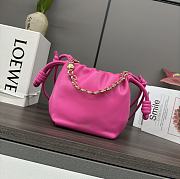 Loewe Mini Flamenco Clutch Bag Pink 23.9x18x9cm - 1