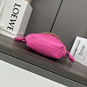 Loewe Mini Flamenco Clutch Bag Pink 23.9x18x9cm - 5