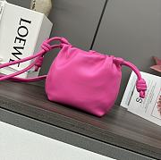 Loewe Mini Flamenco Clutch Bag Pink 23.9x18x9cm - 3