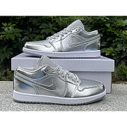 Air Jordan 1 Low SE Shoes Silver - 1