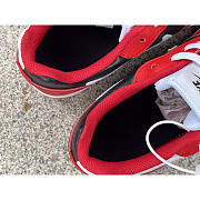 Nike Ebernon Low Premium Shoes White/Black/University Red - 5