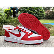 Nike Ebernon Low Premium Shoes White/Black/University Red - 3