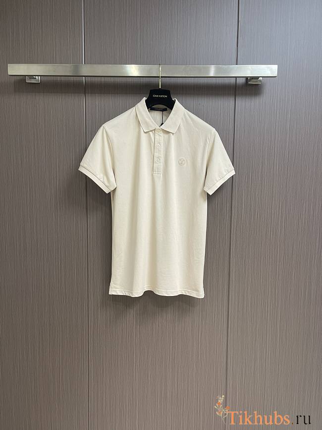 Louis Vuitton LV Beige Polo Shirt - 1