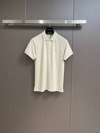 Louis Vuitton LV Beige Polo Shirt