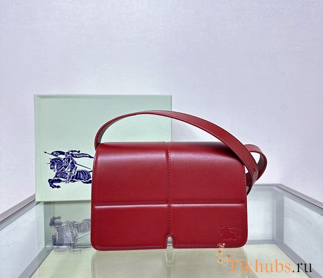 Burberry Snip Bag Red 23x7x16cm - 1