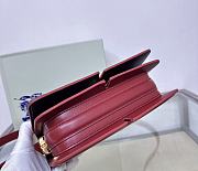 Burberry Snip Bag Red 23x7x16cm - 6