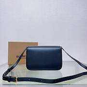 Burberry Hampshire Small Check Black Bag 21x5x13cm - 4