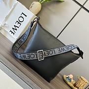 Loewe Small Cubi Crossbody Bag Black 29.5x22x10.5cm - 3