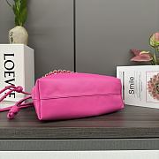 Loewe Flamenco Purse Bag Mellow Pink Lambskin 30x20x10.5cm - 5