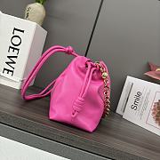 Loewe Flamenco Purse Bag Mellow Pink Lambskin 30x20x10.5cm - 4