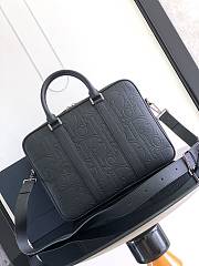 Dior Briefcase Black Gravity Leather 37 x 28 x 6 cm - 4