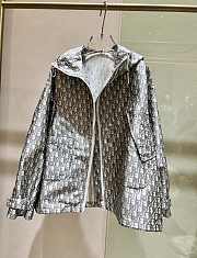 Dior Waterproof Hooded Jacket Gray - 1