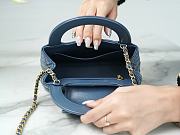 Chanel Mini Kelly Navy Blue 13x19x7cm - 3