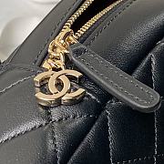 Chanel Backpack Mini Black Lambskin Gold 18x13x9cm - 2