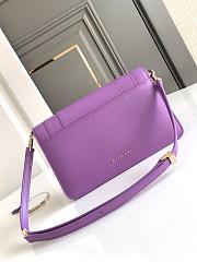 BVLGARI Serpenti Forever Shoulder Bag Purple 22x15x4.5cm - 4