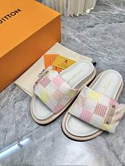 Louis Vuitton LV Pool Pillow Flat Comfort Mule Damier Pink - 5