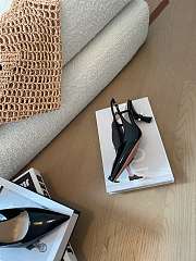 Dior Tribales Slingback Pump Black Patent Calfskin 8cm - 4
